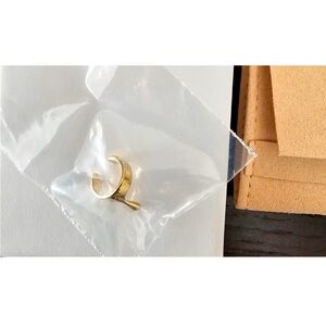 Marie June Jewlery- 24K Gold Vermeil Earring Ear Cuff - NEW IN BOX